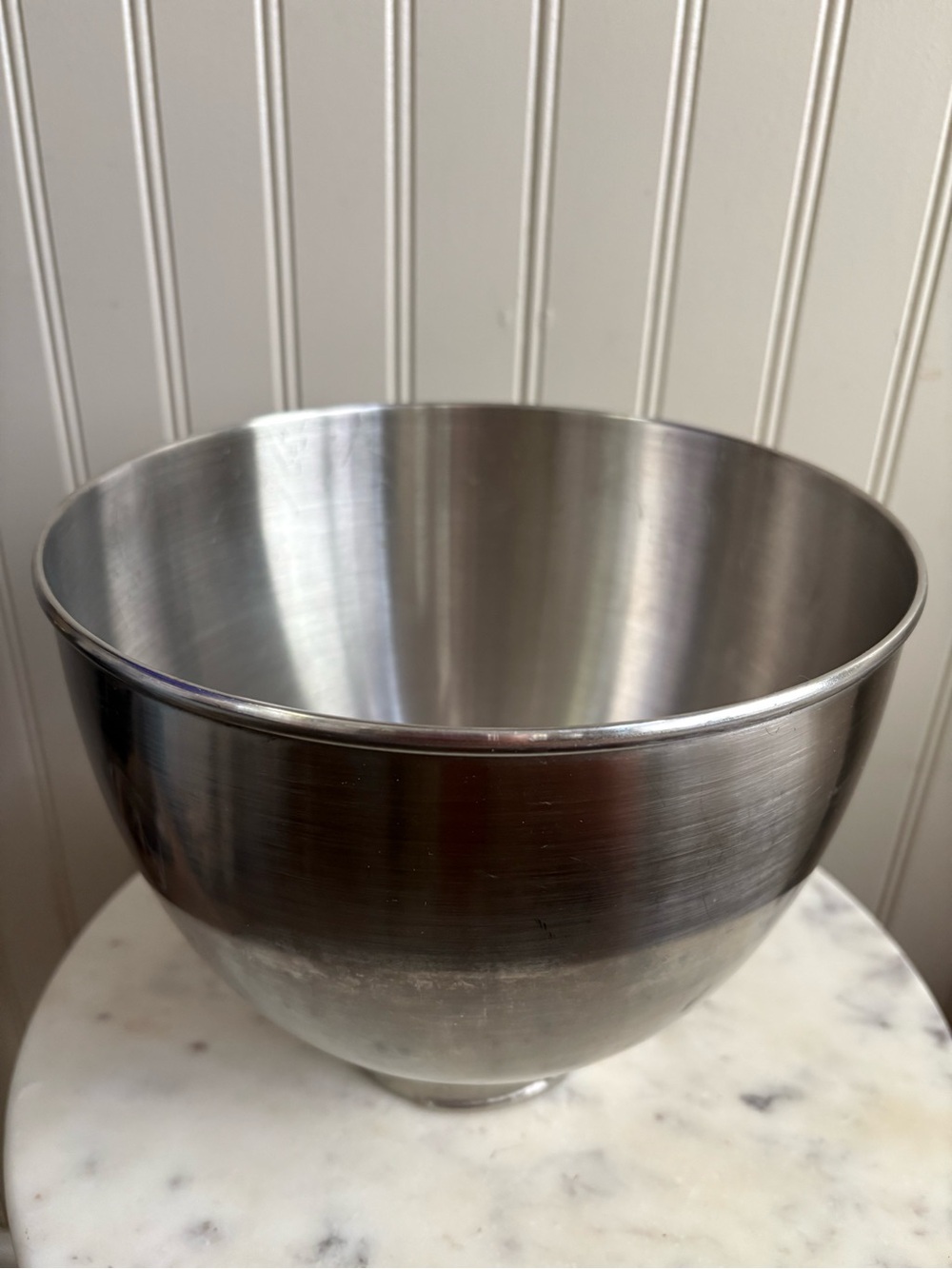 Vintage KitchenAid K45 Stainless Steel Bowl Twist Lock Base Stand Mixer VTG